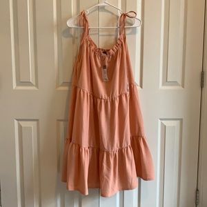 Pink Primark Tiered Swing Dress